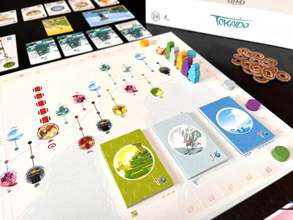 Stonemaier Games | Tokaido | Board Game | Ages 8+ | 1-5 Players | 45 Minutes Playing Time