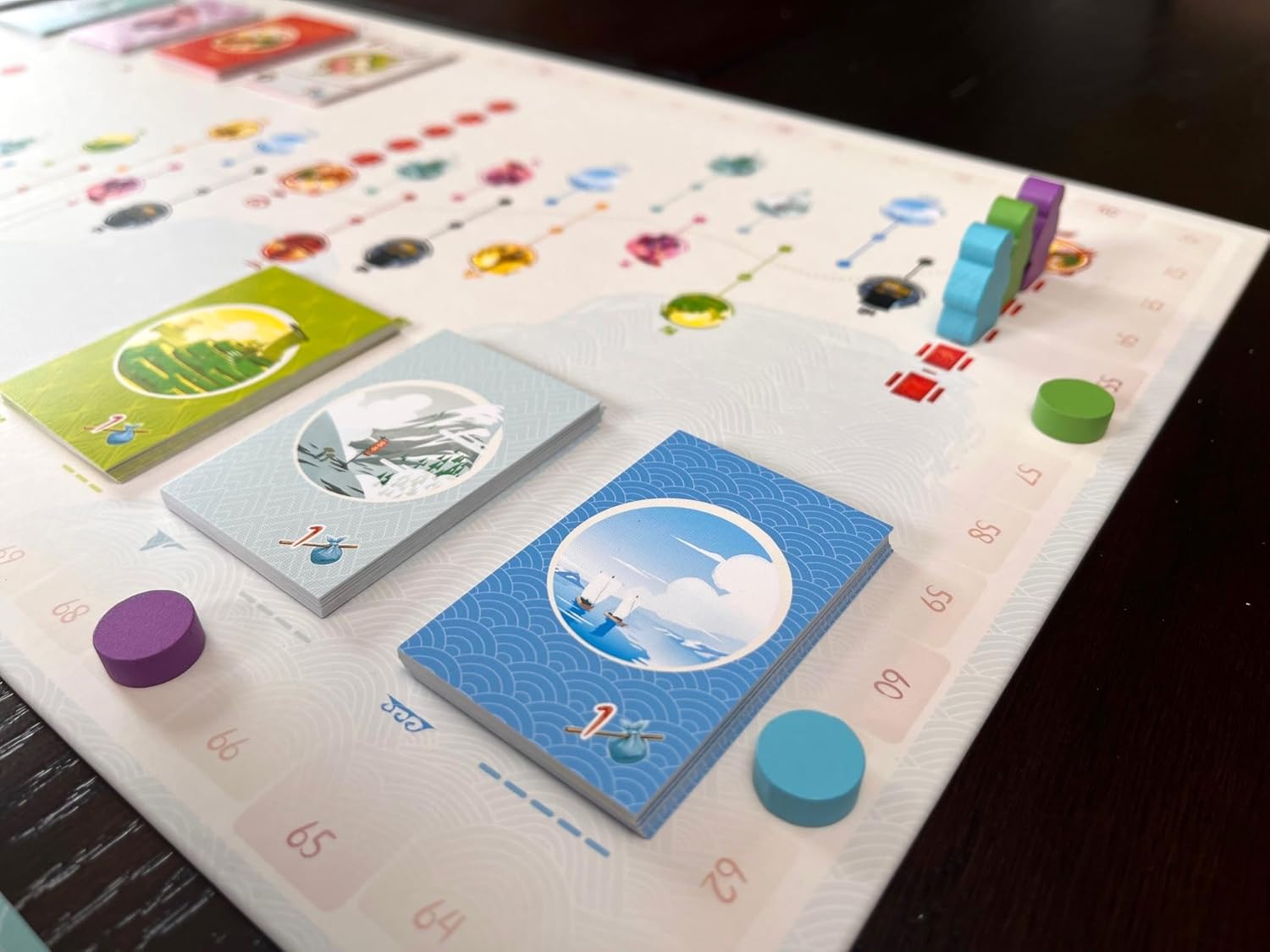 Stonemaier Games | Tokaido | Board Game | Ages 8+ | 1-5 Players | 45 Minutes Playing Time