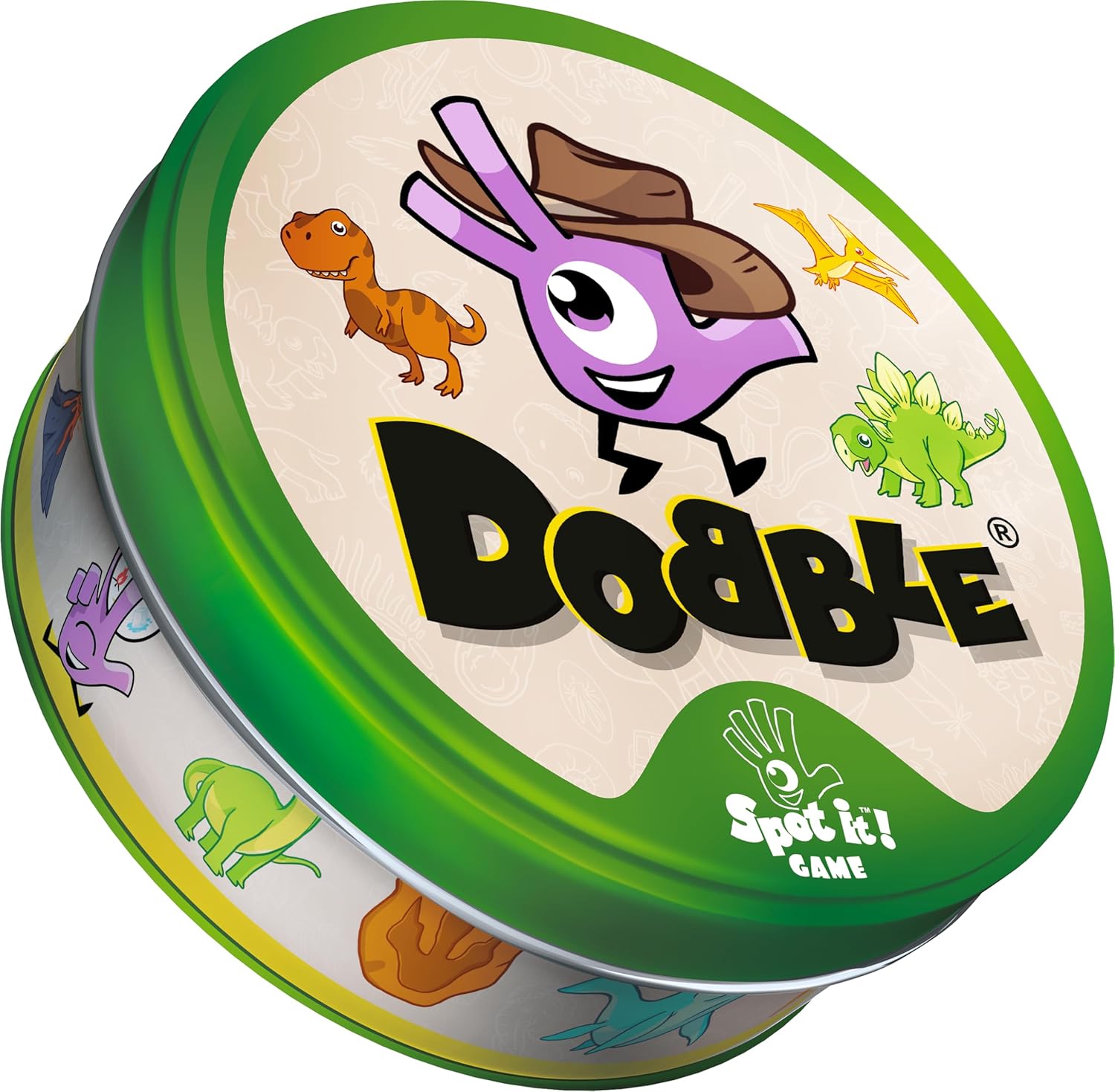 Asmodee | Dobble Dinosaurs | Family Card Game | Ages 4+ | 2-8 Players | 15 Minutes Playing Time