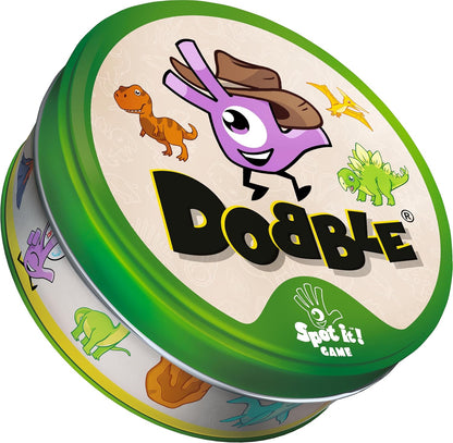 Asmodee | Dobble Dinosaurs | Family Card Game | Ages 4+ | 2-8 Players | 15 Minutes Playing Time
