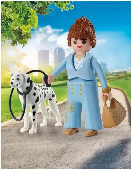 PLAYMOBIL 71736 Femme d'affaire avec son Dalmatien