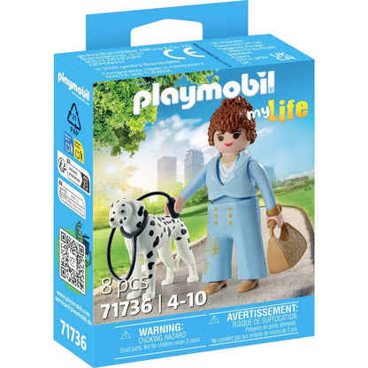 PLAYMOBIL 71736 Femme d'affaire avec son Dalmatien