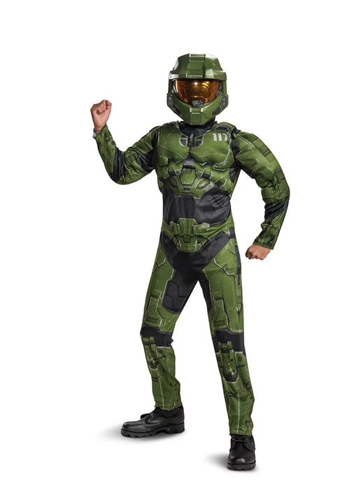 Disguise Master Chief of Spartain Halo Kostuum Kinderen Jongens Halloween