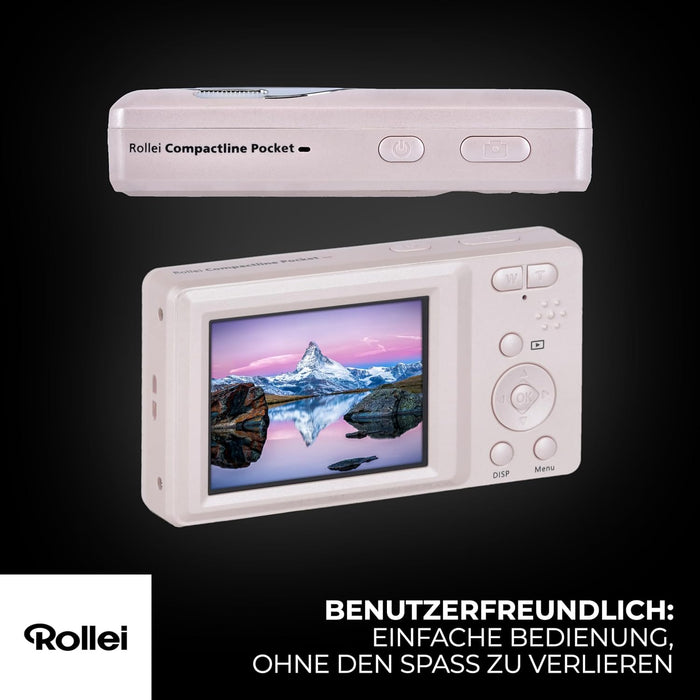 Rollei - Compactline Pocket - 50 Mp Digital Camera - 2.7K