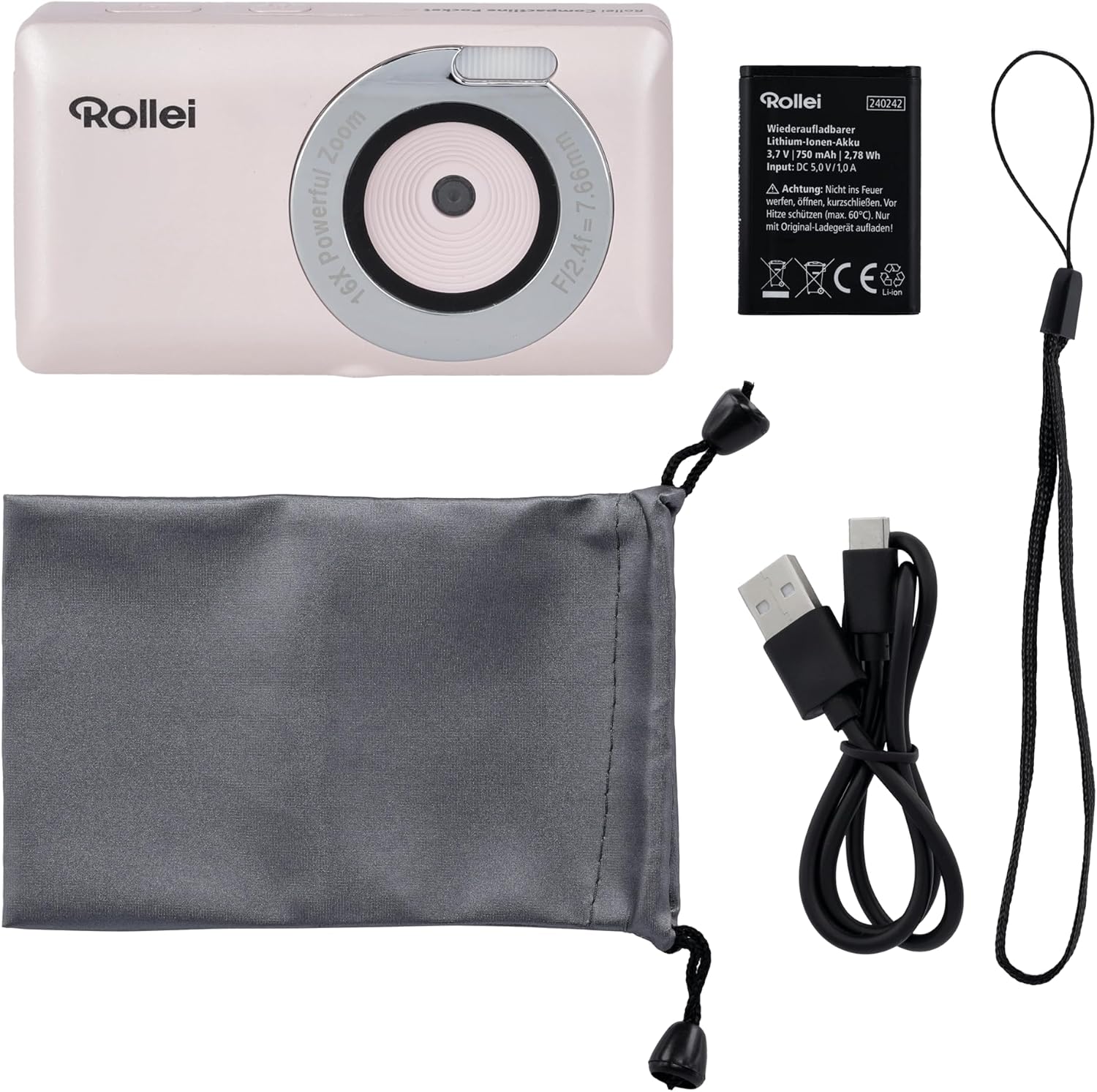 Rollei - Compactline Pocket - 50 Mp Digital Camera With 2.7K