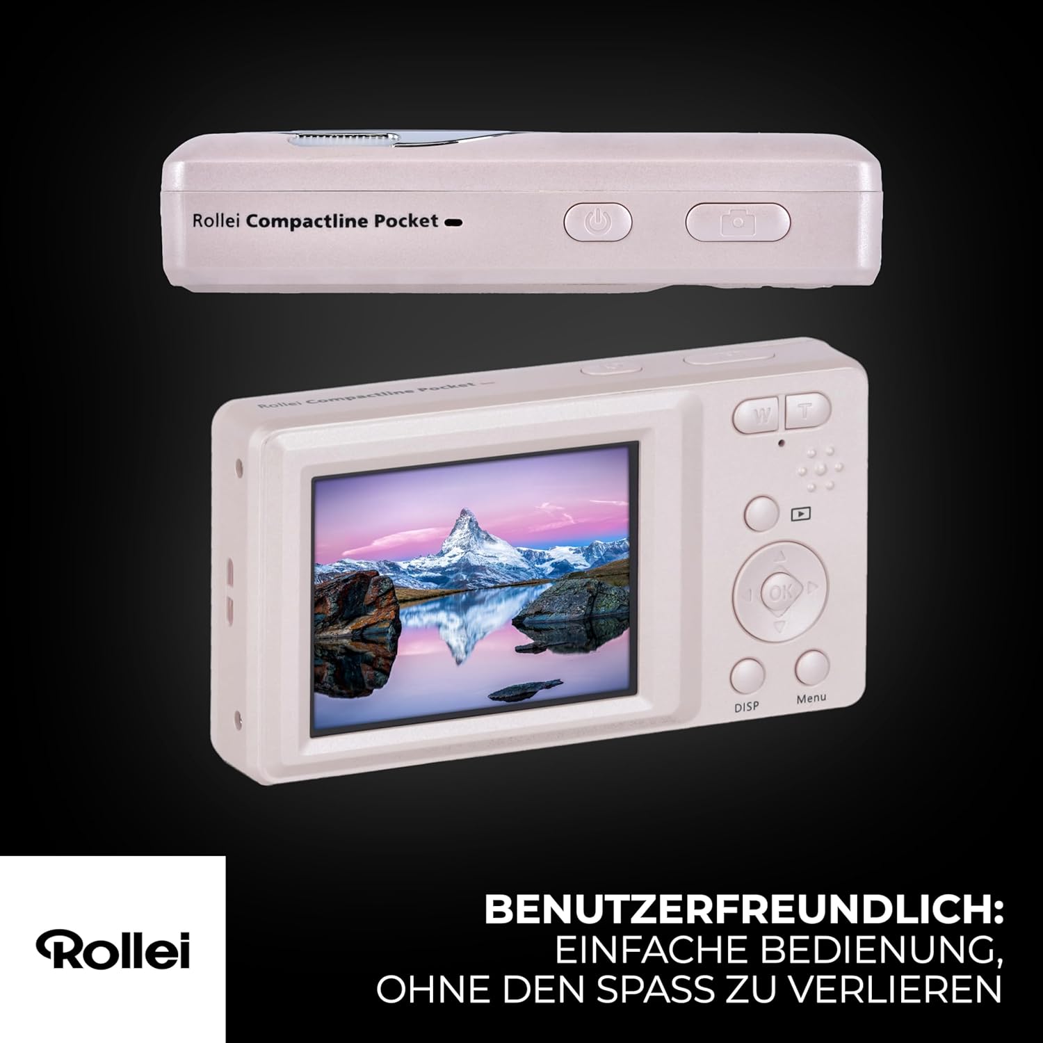 Rollei - Compactline Pocket - 50 Mp Digital Camera With 2.7K