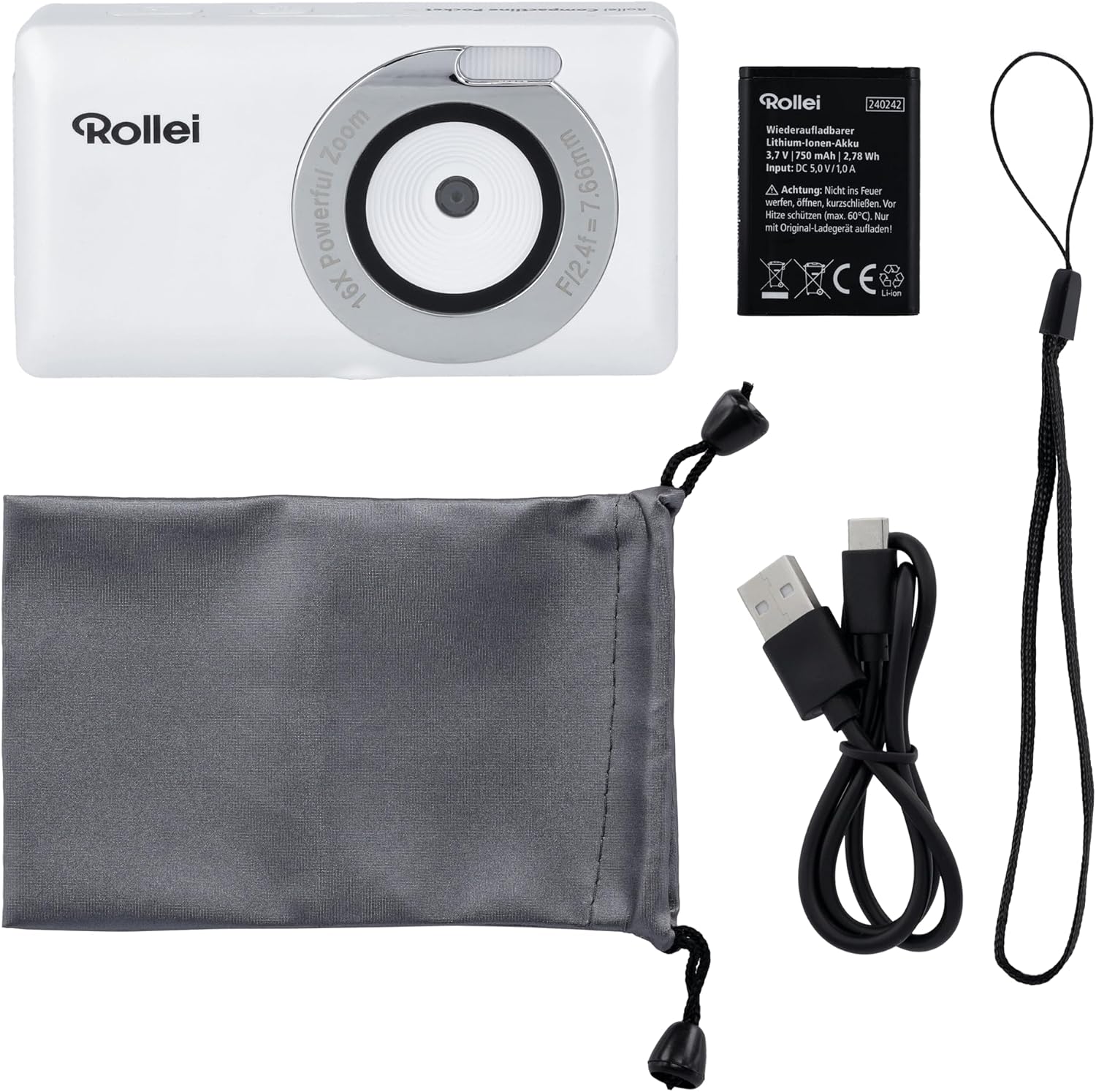 Rollei - Compactline Pocket - 50 Mp Digital Camera With 2.7K