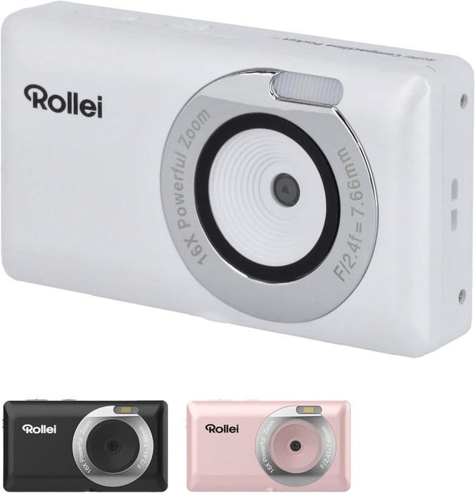 Rollei - Compactline Pocket - 50 Mp Digital Camera With 2.7K