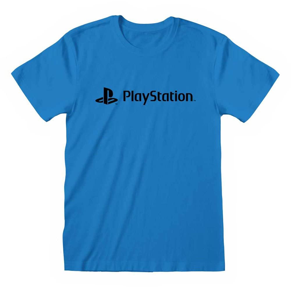 Heroes Inc. Unisex Black Text Playstation Erwachsene Kurzarm-T-Shirt, bunt, Einheitsgröße