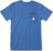 Playstation Striped Pocket Logo Männer T-Shirt blau Fan-Merch, Gaming