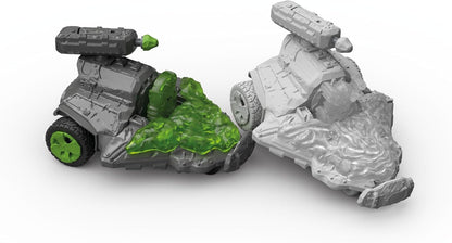 schleich 42665 Stein Düsenjet Fahrzeug mit Mini Creature, ab 7 Jahren, ELDRADOR CREATURES - Spielset, 15 Teile