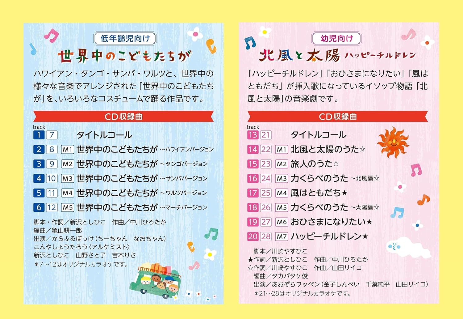 Ongaku Geki Asobi Sekaijuu No Kodomo Tachi Ga/Kitakaze To Taiyou-Happy Children-