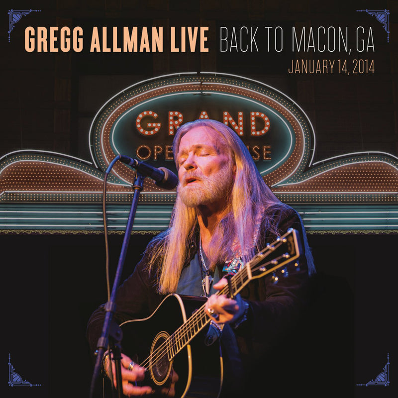Gregg Allman Live: Back to Macon, GA, January 14, 2014