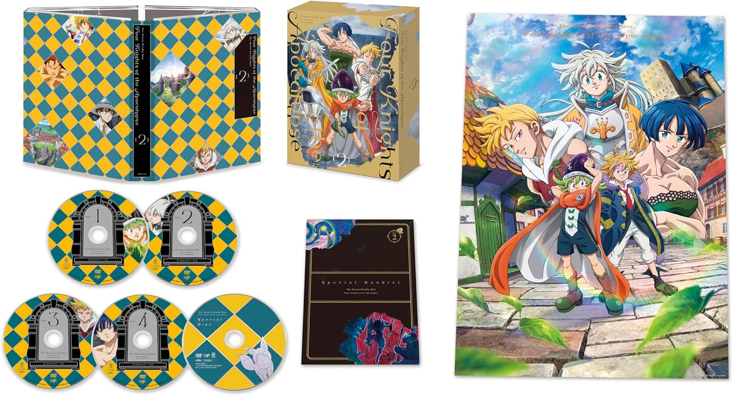 The Seven Deadly Sins Mokushiroku No Yon Kishi Dvd-Box 2