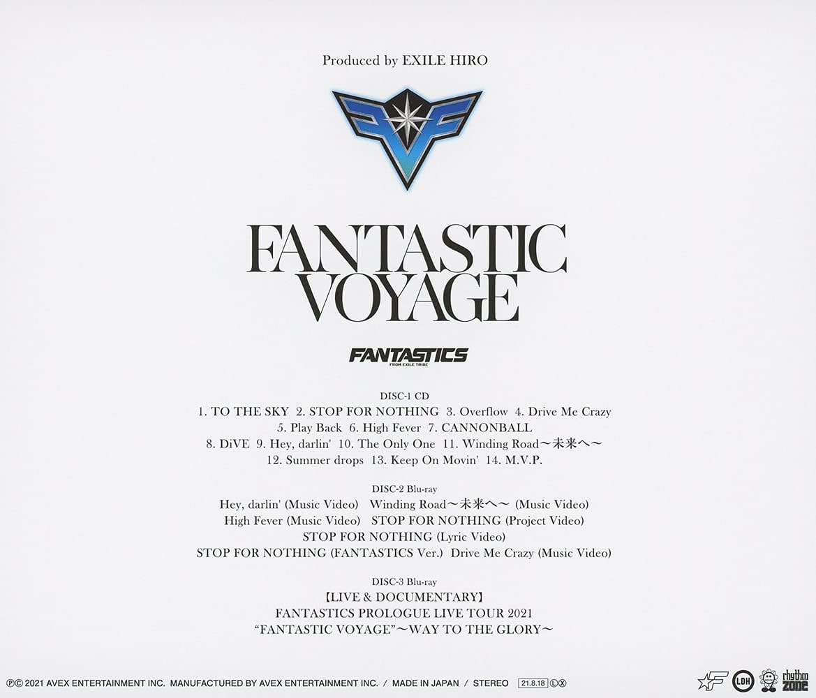 FANTASTIC VOYAGE(CD+Blu-ray2枚組