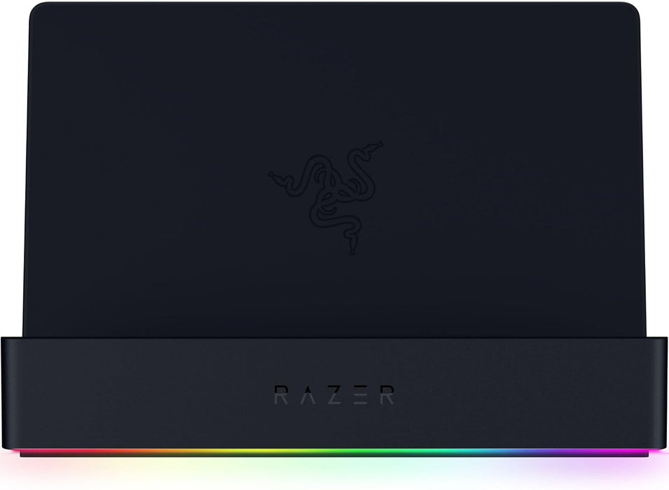 Razer Handheld Dock Chroma - 6-Port HDMI & USB Charging Hub for mobile gaming or tablet devices (3x USB A, 1x HMDI, 1 USB-C 100W Passthrough Chargin, 1x GbE) Black