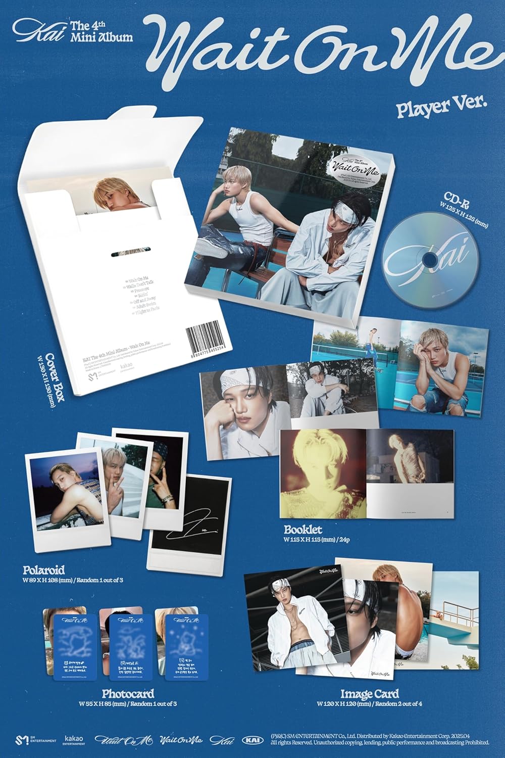 Wait On Me - Player Version - incl. Booklet, 2 Image Cards, Polaroid + Photocard