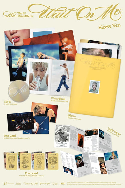 Wait On Me - Sleeve Version - incl. Photobook, Lyrics Paper, Postcard + Photocard
