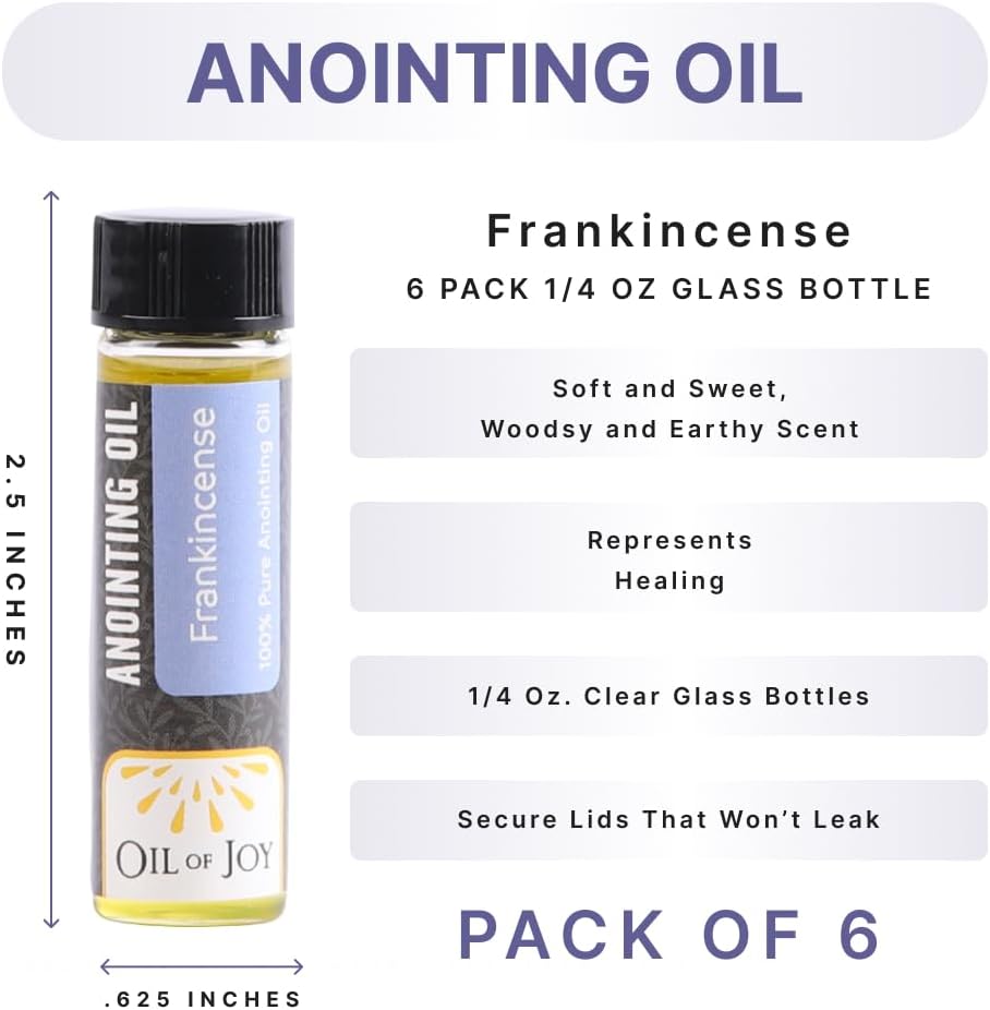 Anointing Oil Frankincense 1/4 oz (Pack of 6)
