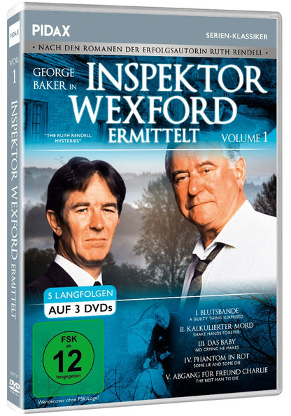 Inspektor Wexford ermittelt, Vol. 1 (The Ruth Rendell Mysteries) / Fünf spannende Langfolgen der legendären Krimiserie nach den Romanen von Ruth Rendell (Pidax Serien-Klassiker)