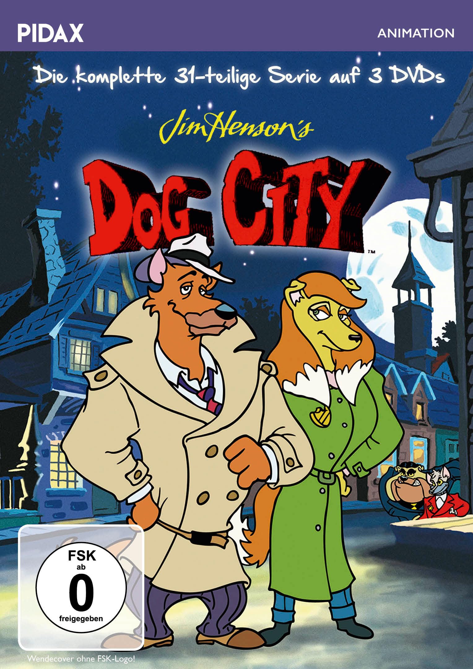 Jim Henson's Dog City / Die komplette 31-teilige Zeichentrickserie von den Machern von "Die Fraggles" und "Der dunkle Kristall" (Pidax Animation)