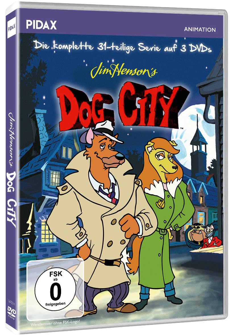 Jim Henson's Dog City / Die komplette 31-teilige Zeichentrickserie von den Machern von "Die Fraggles" und "Der dunkle Kristall" (Pidax Animation)