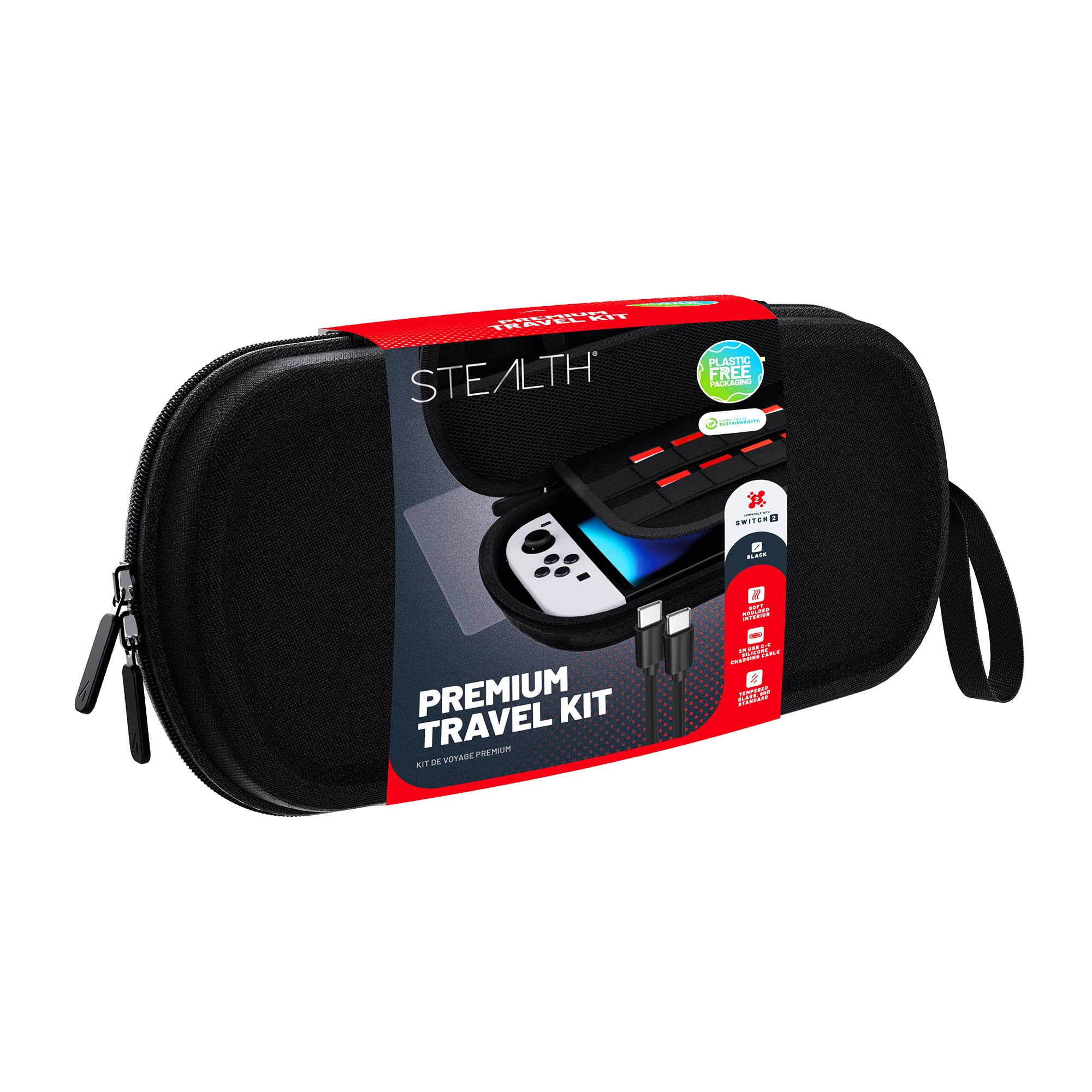STEALTH Handheld Console Travel Kit Compatible with Switch 2 - Durable and Lightweight
