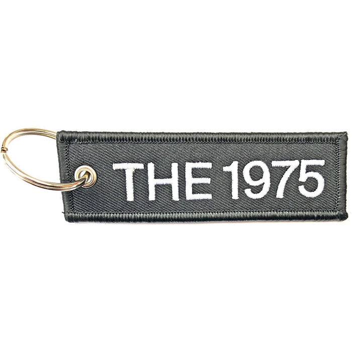 The 1975 Keyring keychain Patch Band Logo Official Black""
