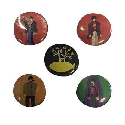 Rock Off officially licensed products The Beatles Yellow Submarine 5 Pack Button Pacchetto Spille Size One Size