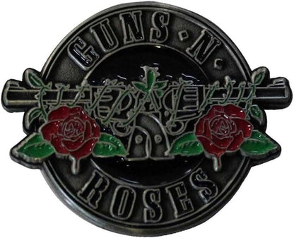 Guns N' Roses Argenté Circle Logo Pin Badge Size One Size