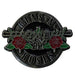 Guns N' Roses Argenté Circle Logo Pin Badge Size One Size
