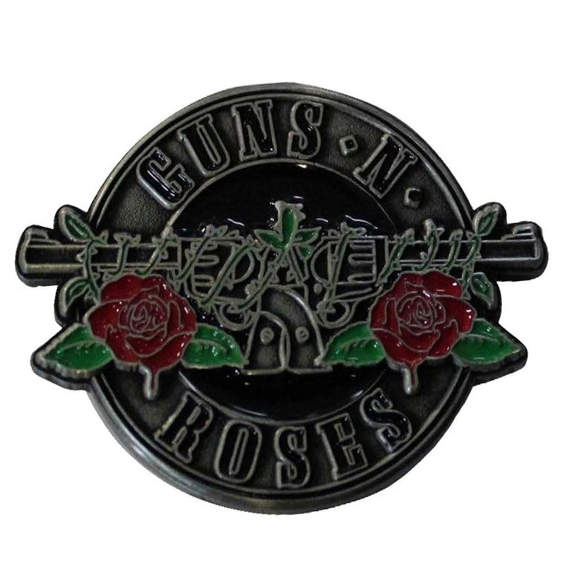 Guns N' Roses Argenté Circle Logo Pin Badge Size One Size