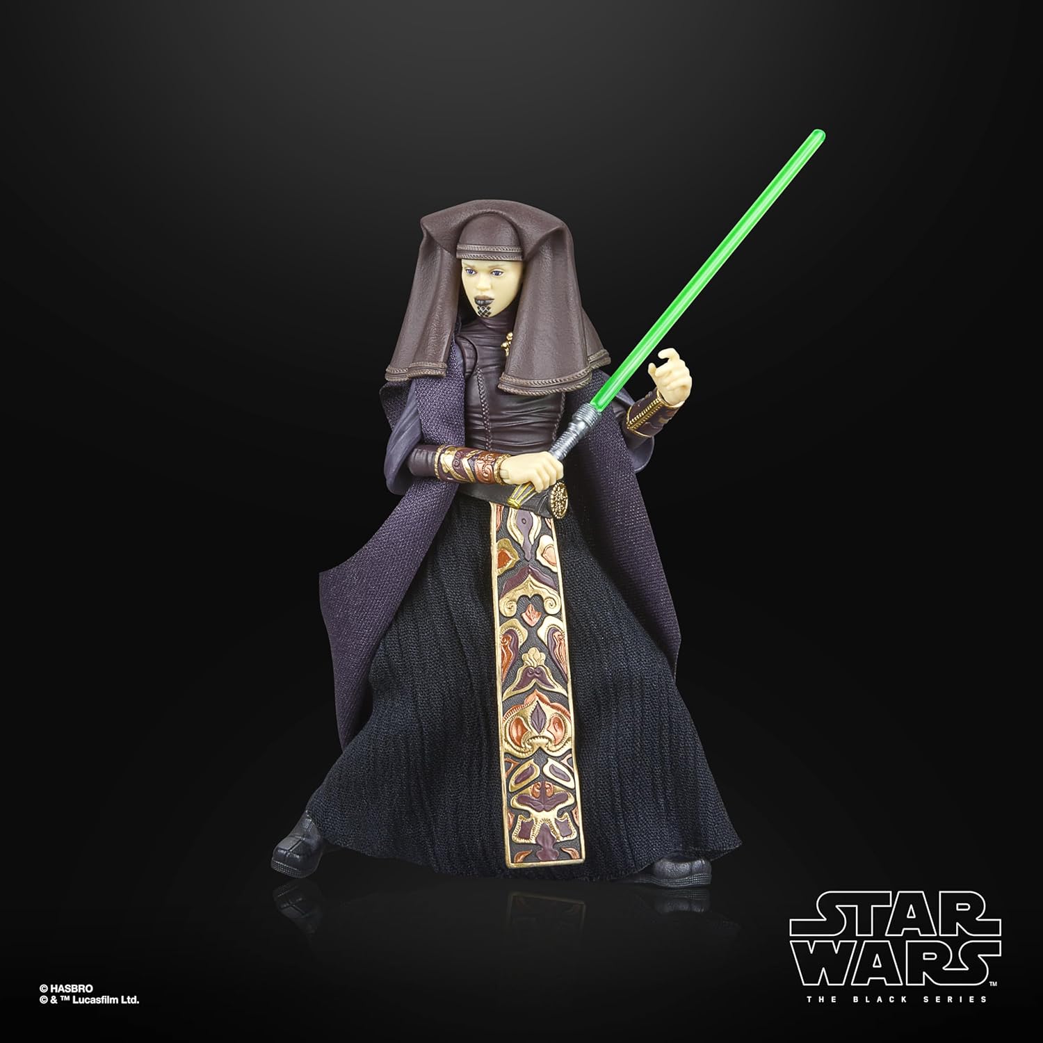 Star Wars The Black Series, Luminara Unduli, Star Wars: El Ataque de los Clones, Figura Premium Coleccionable de 15 cm