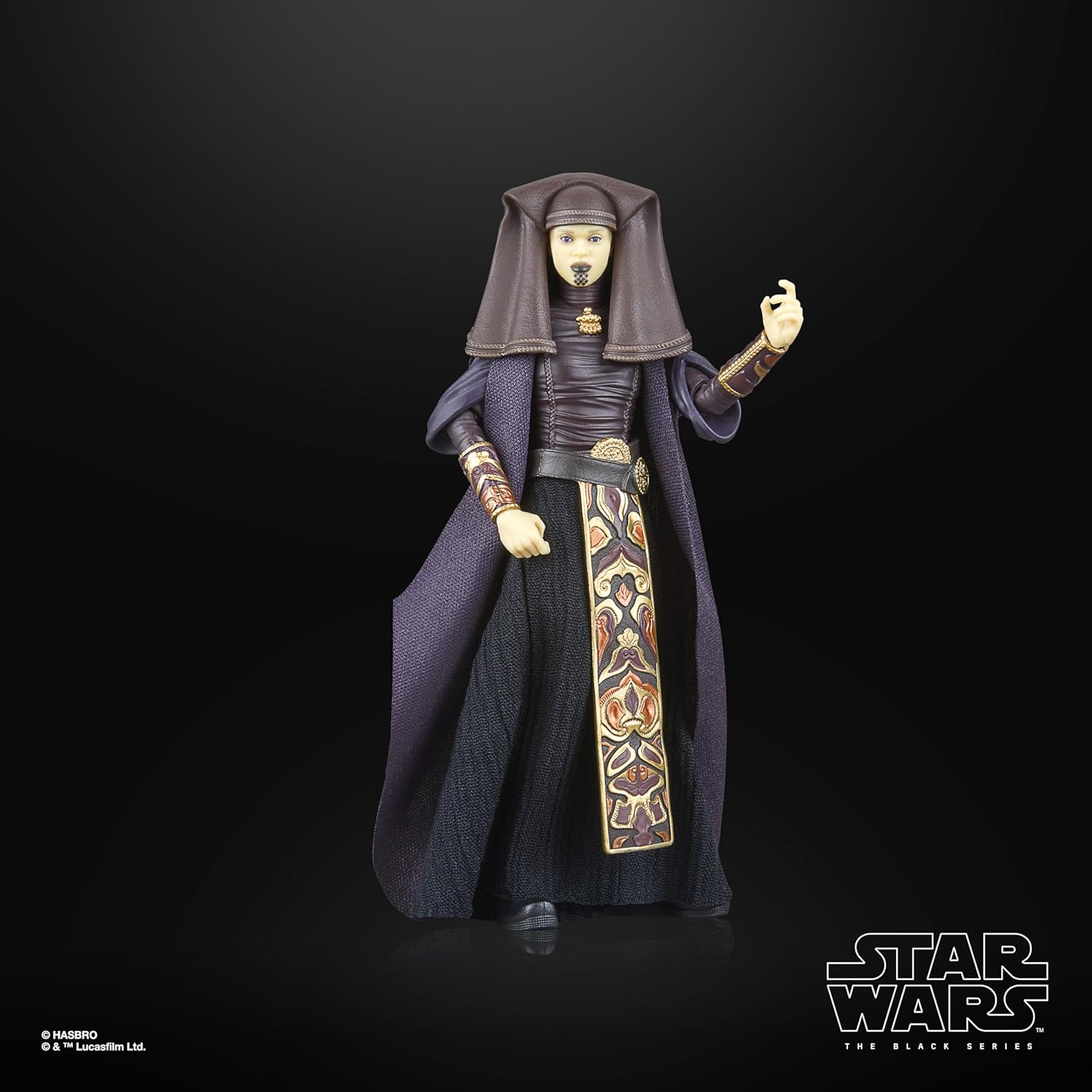 Star Wars The Black Series, Luminara Unduli, Star Wars: El Ataque de los Clones, Figura Premium Coleccionable de 15 cm