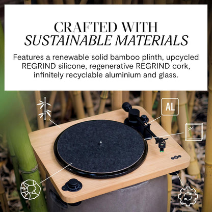 House Of Marley Stir It Up Lux Wireless Turntable Signature Black