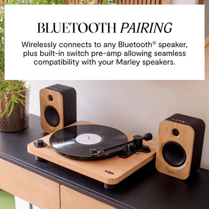House Of Marley Stir It Up Lux Wireless Turntable Signature Black