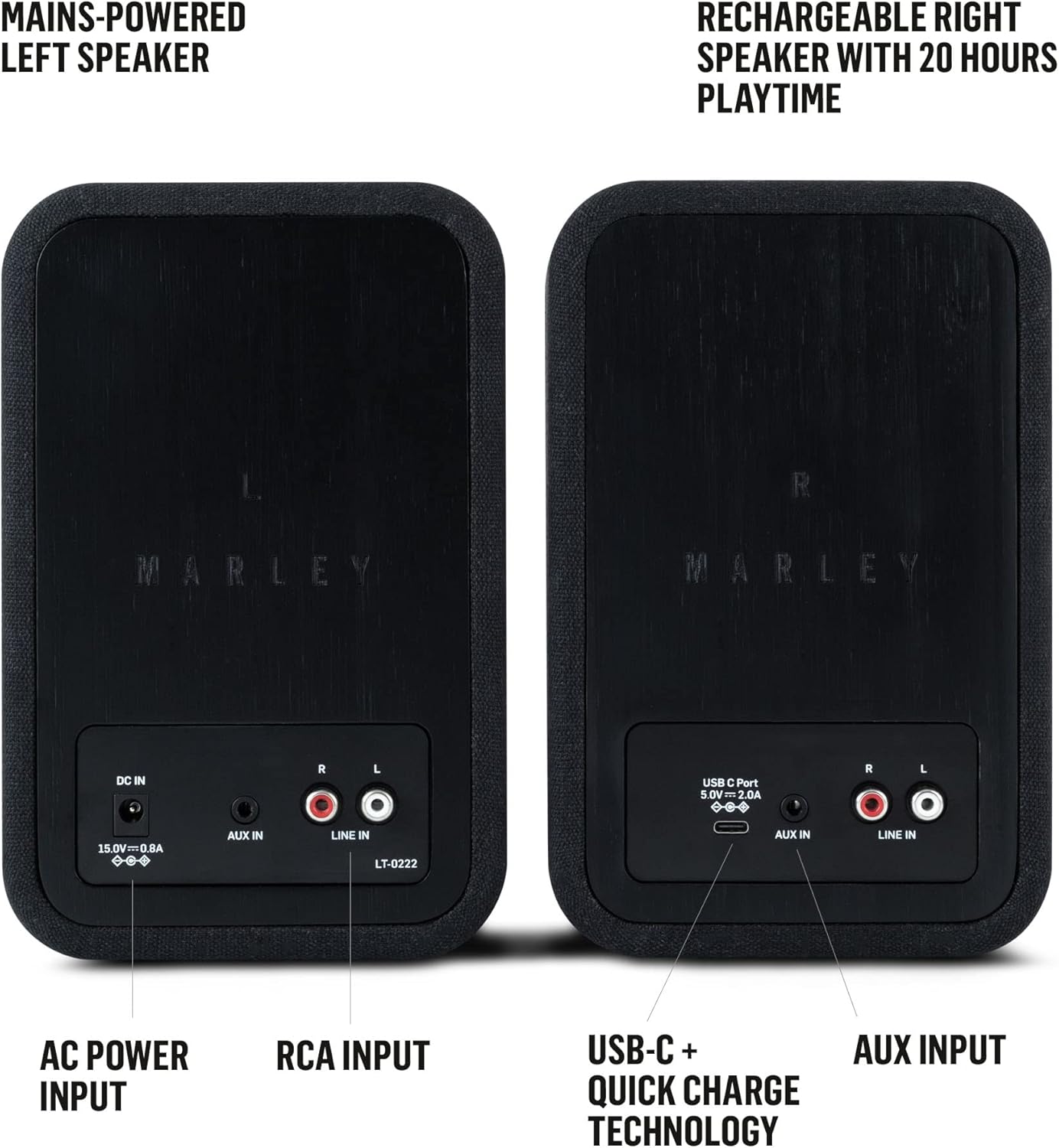 House Of Marley Get Together Duo Black
