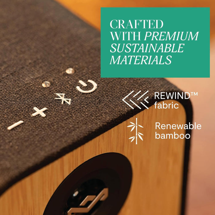 House Of Marley Uplift Bt Bookshelf Speakers Signature Black