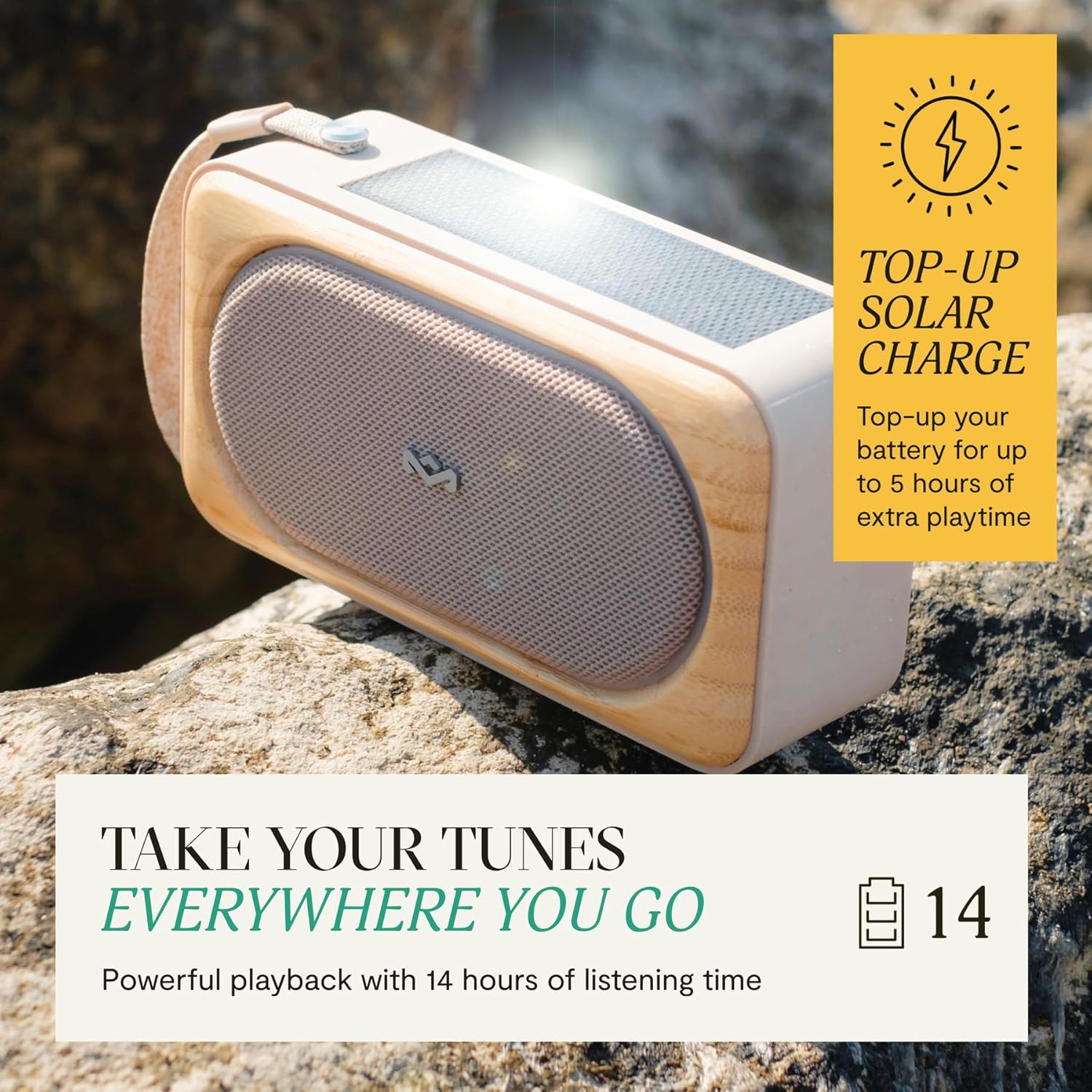 House Of Marley Roots Solar True Wireless Cream