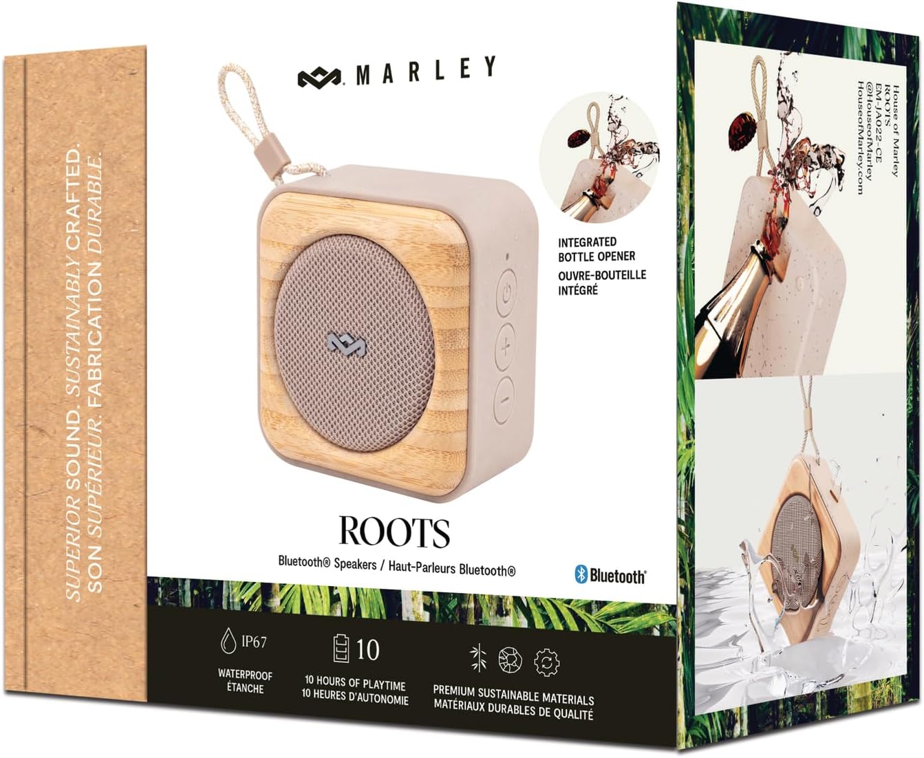 House Of Marley Roots Bt Speaker Cream