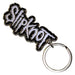 Orphan Sku - Slipknot Keychain: White Logo Black Border