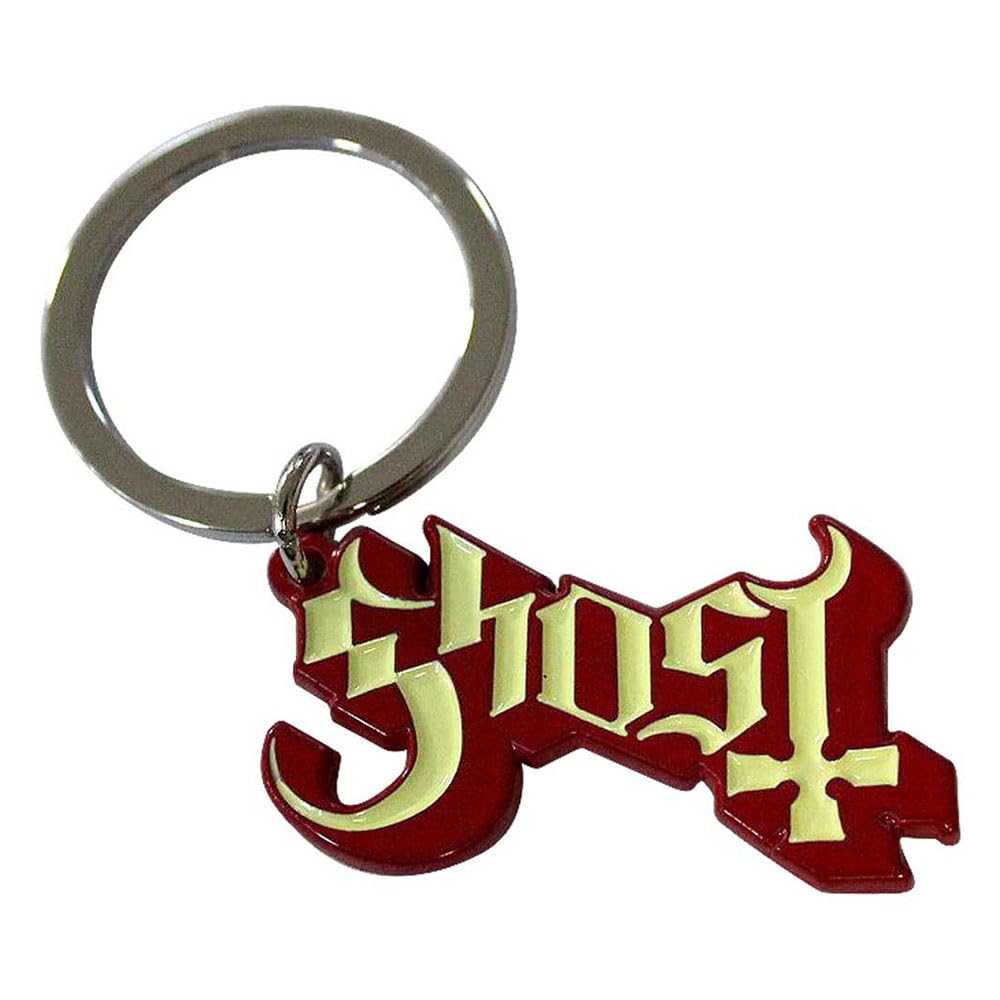 Rock Off officially licensed products Ghost Band Logo Red Shadow Keyring Keychain One Size