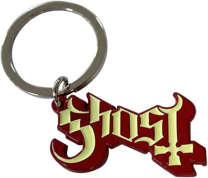 Rock Off officially licensed products Ghost Band Logo Red Shadow Keyring Keychain One Size