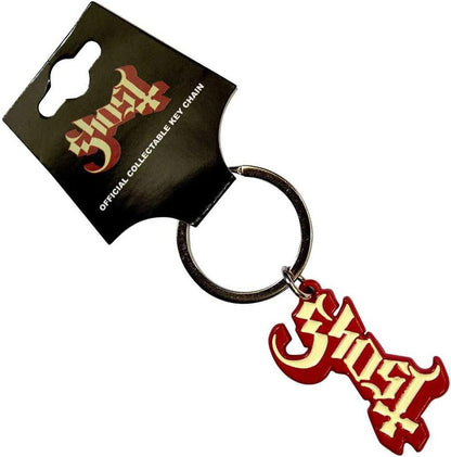 Rock Off officially licensed products Ghost Band Logo Red Shadow Keyring Keychain One Size