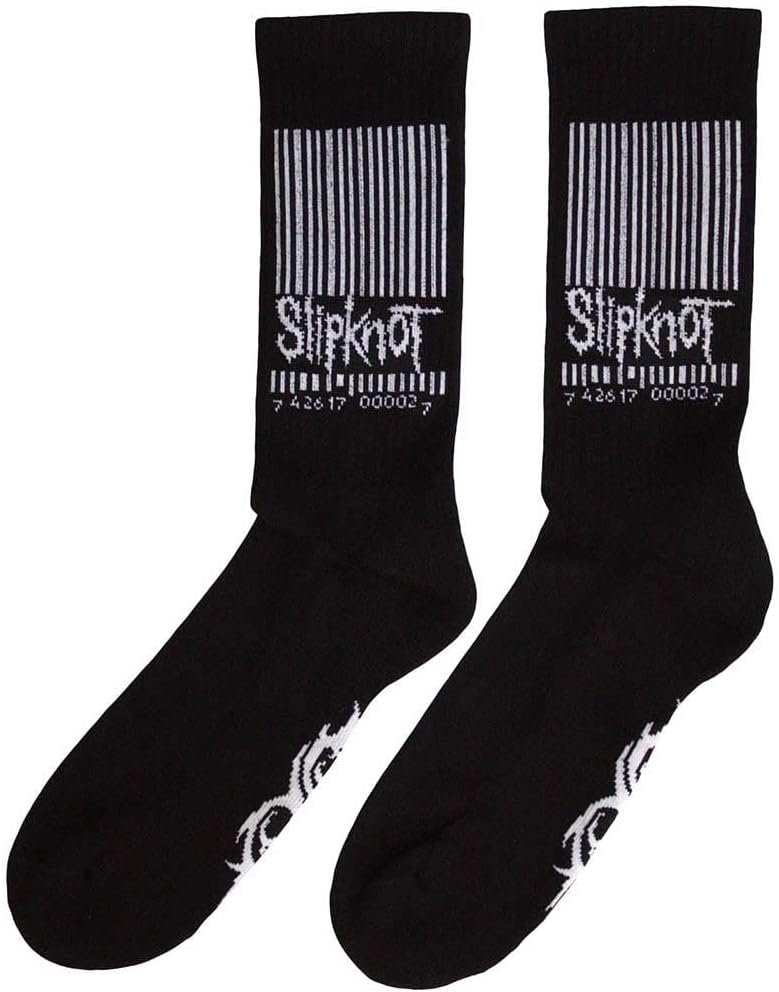 Rock Off officially licensed products Slipknot Barcode And Tribal S Ankle Socks One Size