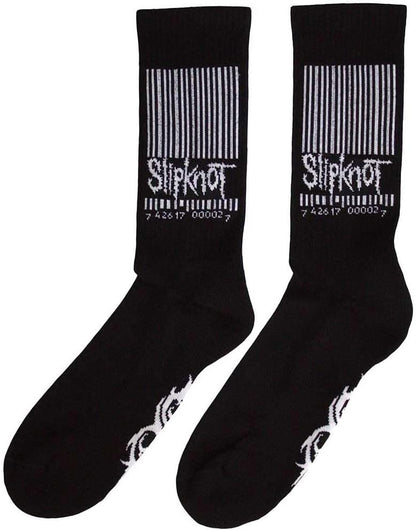 Rock Off officially licensed products Slipknot Barcode And Tribal S Ankle Socks One Size