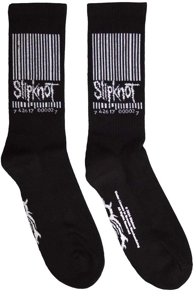 Rock Off officially licensed products Slipknot Barcode And Tribal S Ankle Socks One Size