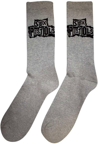 Sex Pistols - The - The Sex Pistols Unisex Terry Socks: Stacked Logo