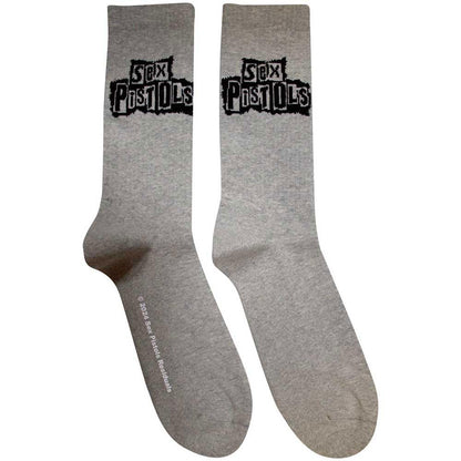 Sex Pistols - The - The Sex Pistols Unisex Terry Socks: Stacked Logo