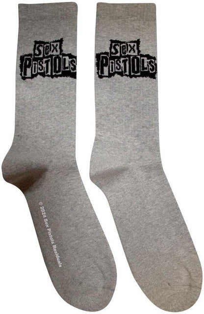 Sex Pistols - The - The Sex Pistols Unisex Terry Socks: Stacked Logo